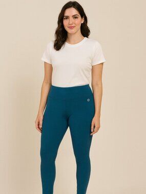 Obermeyer "SUBLIME 150 DC TIGHT" Women's Blue Fleece Winter Tights - Medium